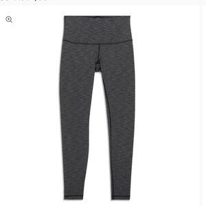 Lululemon Wonder Under Tight Dark Gray Size 10 25” Inseam
